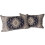 Boho Throw Pillow Covers Cotton Double-Sided 12x20 in Set 1