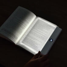 Lampe de lecture LED rechargeable – 3 couleurs, intensité réglable et minuterie