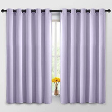 Cuirtíní Dorcha Inslithe Teirmeacha Lilac62x63in2 Phainéal