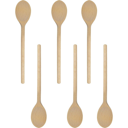Cuillère à mélanger en bois de hêtre naturel de 30 cm