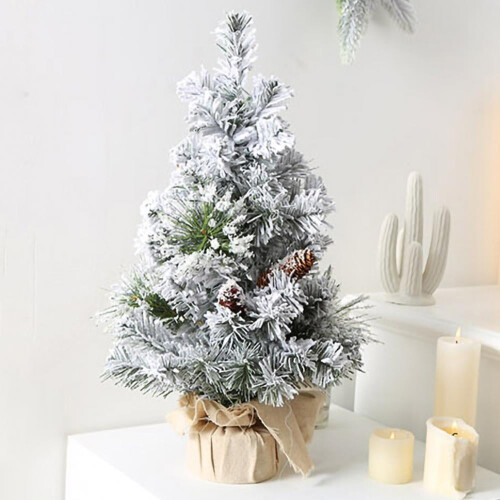 Tabletop Christmas Tree Snow Flocked 12 Inch