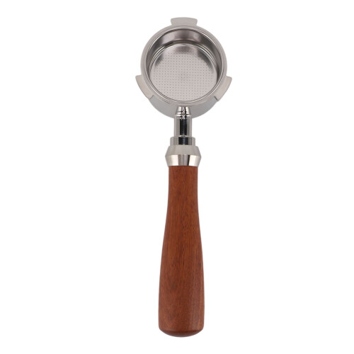 51mm Bottomless Portafilter with Wooden Handle for3-Ear