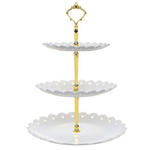 Suporte para Cupcakes, Torre de Exibição de Produtos de Confeitaria de 3 Andares