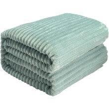 Mint Green Cozy Double-Sided Throw Blanket 70x80 inch