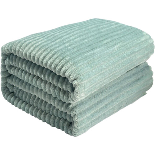 Mint Green Cozy Double-Sided Throw Blanket 70x80 inch