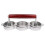 LYUCRAZ hamburger patty press kitchen mold 3 pcs 1