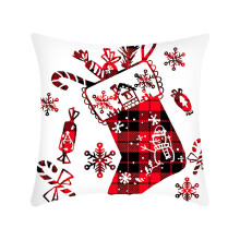 White pillow cases set of 2 holiday print linen