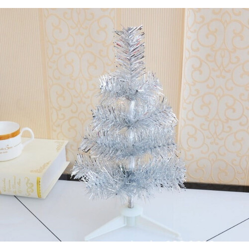 Harliver Artificial Christmas Tree 11.8in Silver Mini