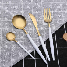 Portugal Style Stainless Steel Flatware Set 4 Pieces