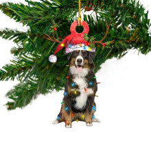 Acrylic dog pendant for home holiday decoration