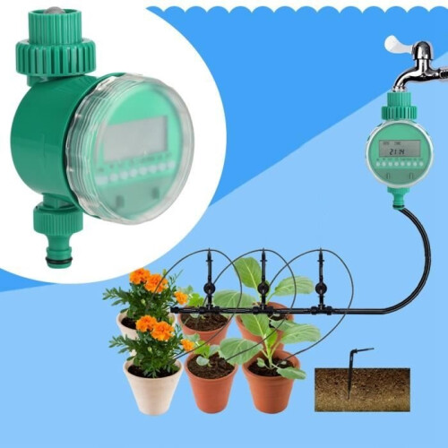 Smart Flower Watering Controller Automatic Electric Timer for Garden Irrigation - Digital-MEY