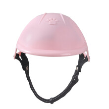 Beschermende hondenhelm met ooropeningen-roze klein