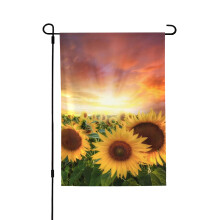 Zonnebloem tuinvlag 12x18 inch, dubbelzijdig