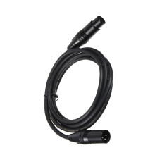 3Pin XLR Microphone Cable Professional Balanced-Black 2 meters