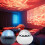 Party Light-projektor RGB LED USB-driven 9,2x9,2x7,8 cm 1