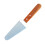 Pizza spatula wooden handle stainless steel triangle 1