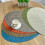 Platzset mit Bambusstruktur, oval, PVC, 1 Stück 1