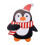Penguin Santa lollipop decorations black 50 pcs 1