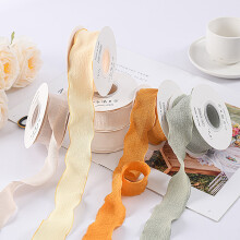 Homeer gift packing ribbon ruffle wavy edge 2.5 cm