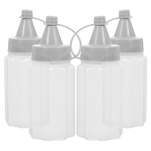 30 ml plastflaskor för såser och dressingar (8-pack)