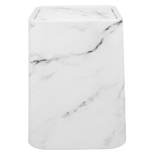 Poubelle de salle de bain en plastique avec couvercle 26,5 cm