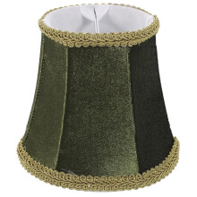 Abat-jour en tissu vert foncé OUNONA pour applique murale