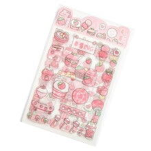 Matte Finish Decorative Sticker Adhesive PET Sticker For-5