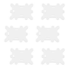 Waterproof Clear Acrylic Identity Card Holders Clips for-A