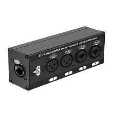 Multiple Channel XLR Signal Transmission Device Via-Female C