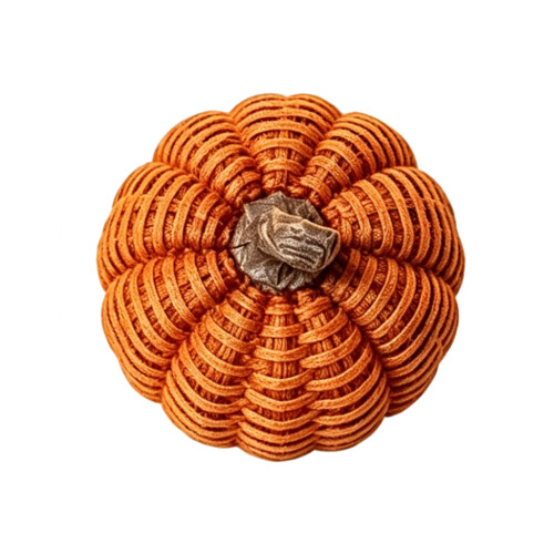 Décorations de citrouille tissées, centres de Table-Orange