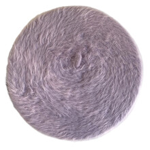 Artistic Beret Hat Women Girl Bright Color Rabbit-Lightpurple