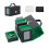 Premium Card Deck Box for Commander Lock Mechanism-black green 1