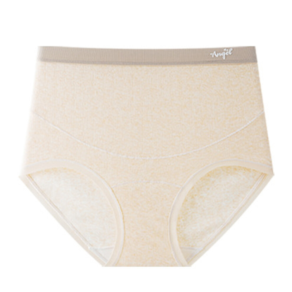Pregnancy Underwear High Waist Cotton Panties-Creamy skin XXL