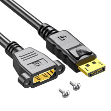 DP1.4-verlengkabel ondersteunt beeldschermen met een hoge-30CM
