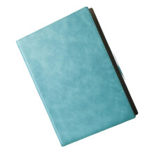 Professional Magnetic A4 Folders PU Cover For Document-Blue