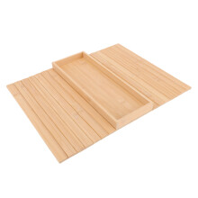 Armlehnen-Tablett für Sofa, Holzfarbe, 36,16 oz, 44x34x3cm