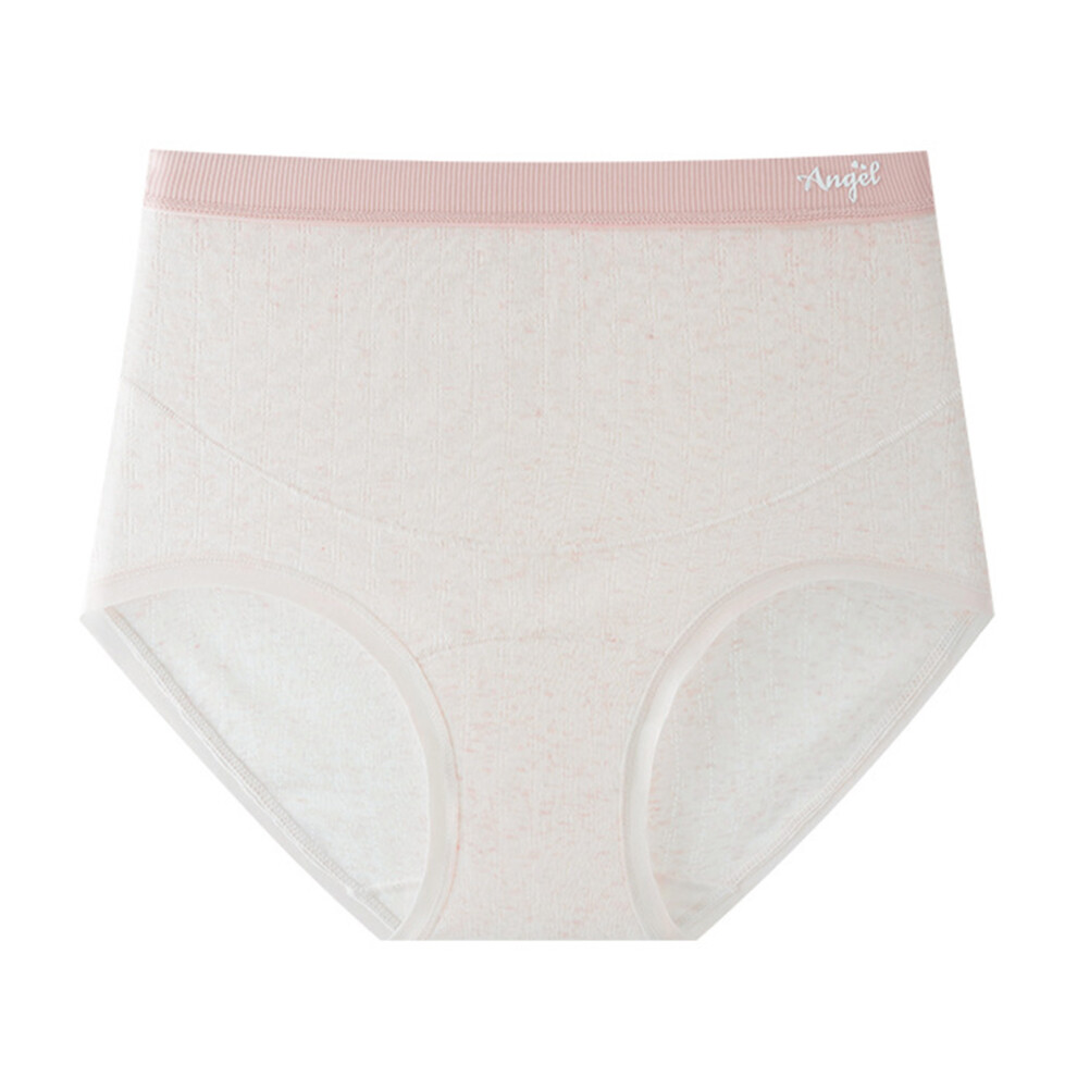 Cotton Underwear High Waist Maternity Panties for-light pink XL