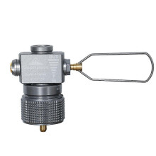 Gasadapterset met Z15-drukregelklep en Z22 IPE-conversiekop voor propaanflessen.