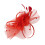 Fascia per capelli quadrata in rete rossa da donna – 30 cm 1