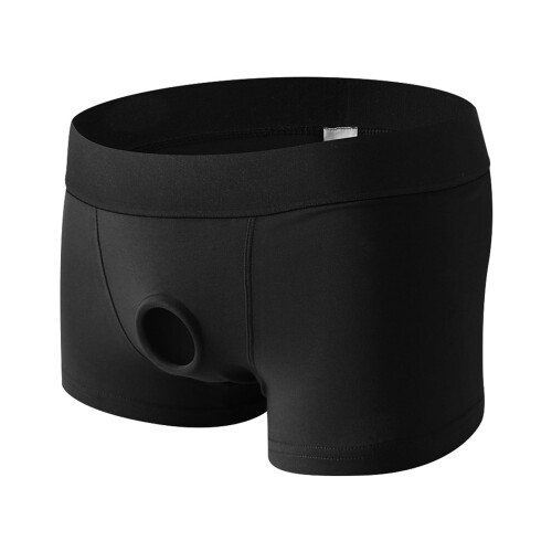 Boxers pour hommes HEVIRGO, taille basse, respirants, avec devant