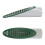 Tuinafvoer-emitter met groen, schuin rooster, 4 inch 1