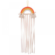 Porta fiocchi per capelli stile bohémien, fermaglio arcobaleno