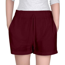 Zomershorts voor meisjes, polyester-katoenmix, elastische taille
