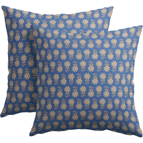 Vintage blommiga örngott 45x45 cm set om 2