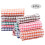 Torchons de cuisine riches en coton, lot de 6, multicolores 1