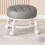 Tabouret roulant bas avec roulettes pivotantes à 360 – Gris 1