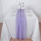 Bordløper i chiffon, lavendel, 183 cm 1