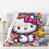 Hello Kitty Flanell-Wohndecke, 127 x 102 cm 1
