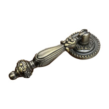 Antik bronz fiókhúzók, cinkötvözet, 128 mm