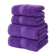 Ensemble de serviettes de bain 100% coton : 2 serviettes de bain + 2 serviettes pour les mains